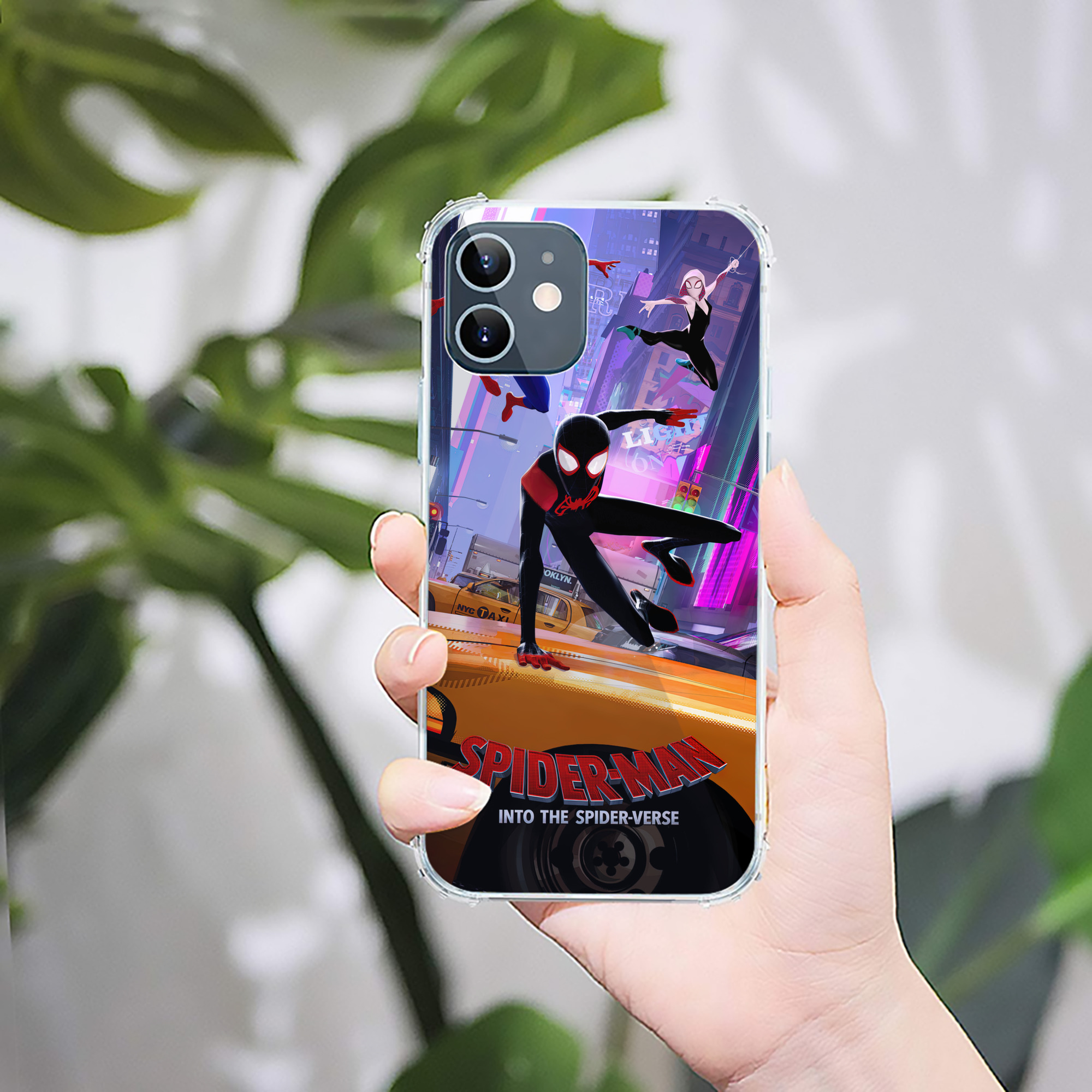 （画像用） Spider Man スパイダーマン 【iPhone 12シリーズ対応】透明スマホケース（クリアソフトケース）